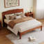 Base de lit à pieds hauts en bois Minimalist-192996707-192996705