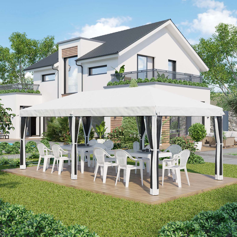 Auvent avec moustiquaire 10 pi x 20 pi Outsunny