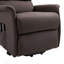 Fauteuil inclinable électrique pour personnes âgées avec télécommande, poches latérales et revêtement en tissu confortable-883481717
