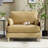 Chenille Upholstered Convertible Chair-87112325
