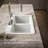 Riverby 33" Top-Mount Double-Bowl Workstation Kitchen Sink-106282049