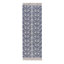 Up And Down Geometric Area Rug in Blue/Ivory