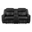 Causeuse inclinable avec console centrale Lety