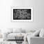 Map Of Brussels - Single Picture Frame Print-113329255-113329261