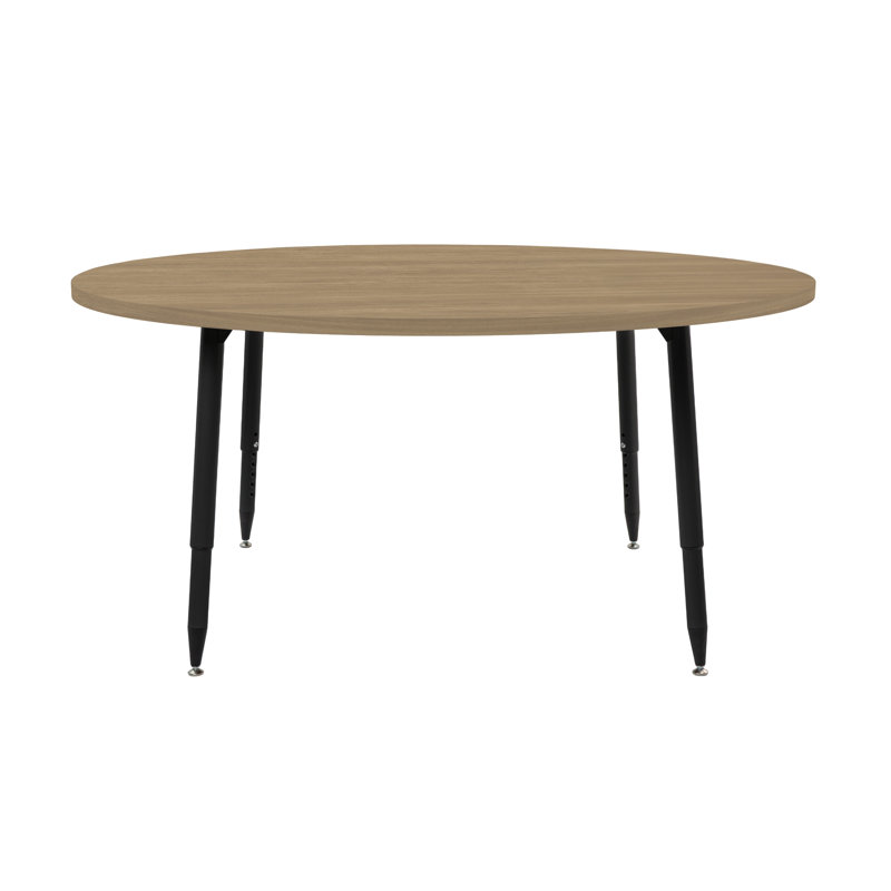 Table d'activité 48 po Adapte, 48 po x 36 po, Chêne Pasadena / noir