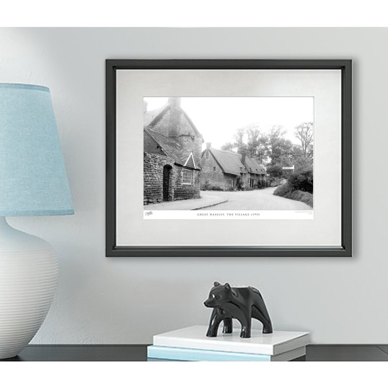 Great Haseley, The Village C1955 by Francis Frith - Single Picture Frame Print, 40cm H x 50cm W x 2.3cm D