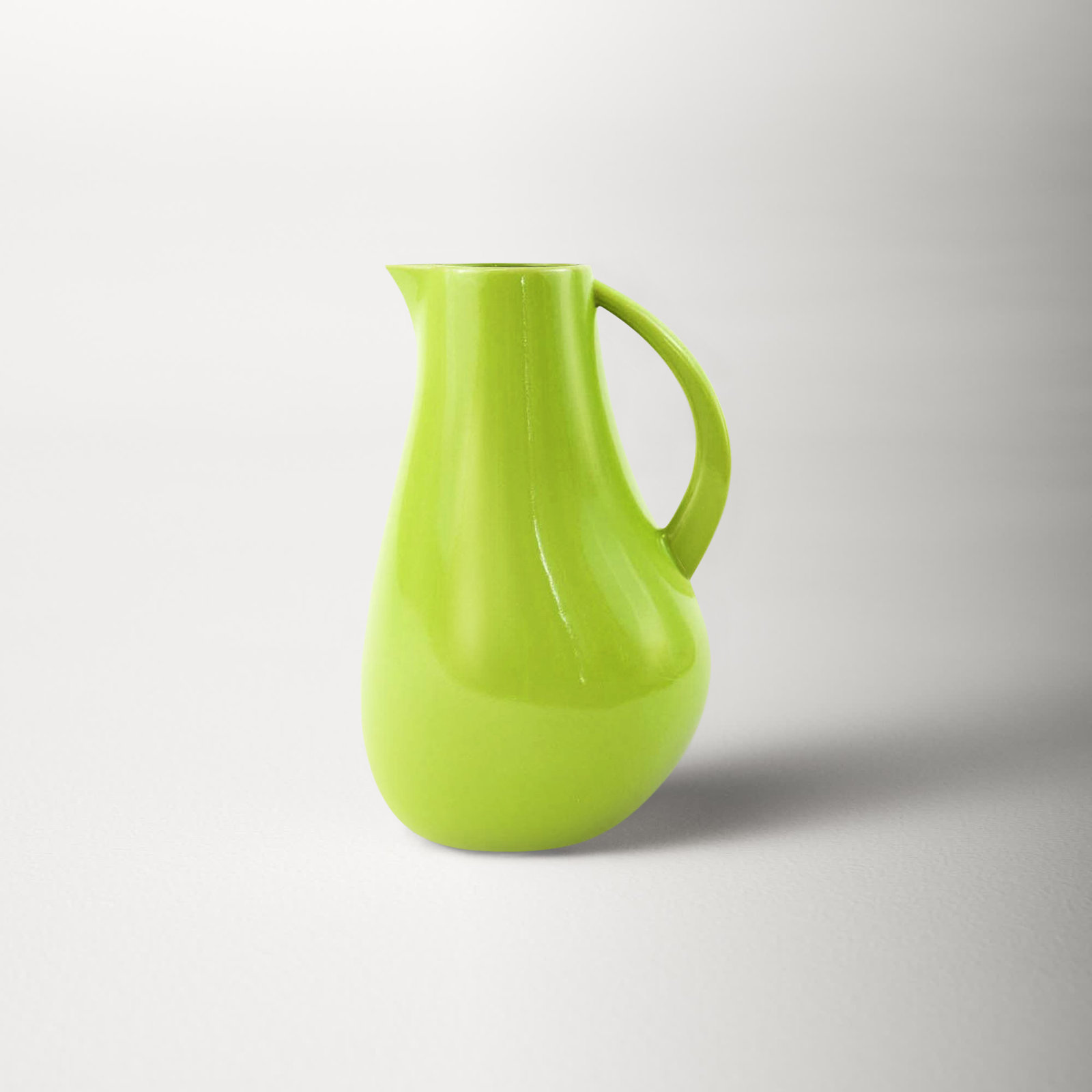 Borgen 72oz. Stoneware Pitcher, Lime