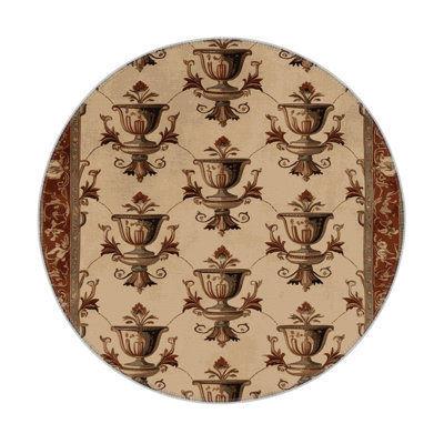 Tapis d'intérieur et d'extérieur brun français