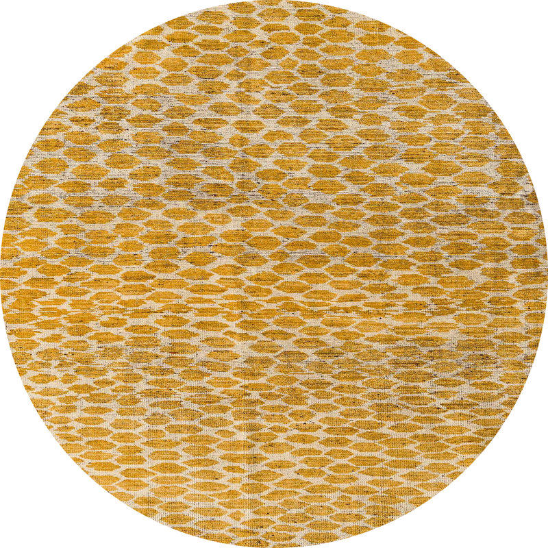 Tapis abstrait moderne 5065, Rond 3 pi
