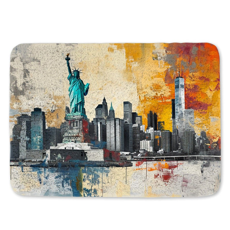 Tapis de bain New York City, L 17 po x L 24 po