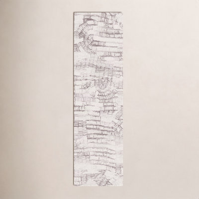 Ashwin Brown Ivory Hand-Tufted Abstract Rug