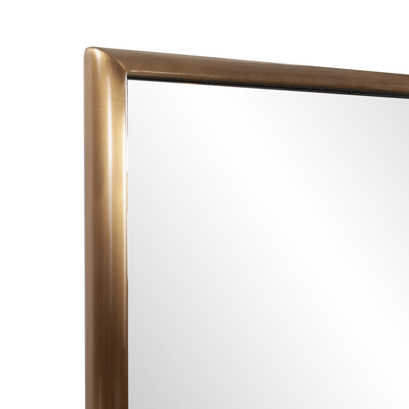 Marshall Bathroom Mirror, Brass