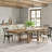 Caudill 3-butterfly Leaf Solid Rubberwood Dining Table