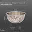 Buckingham Salad Mixing Bowl Stainless Steel with Hammered Effect-1449013119
