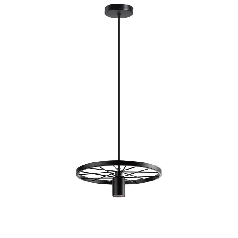 Fansler 1 - Light Black Single Pendant