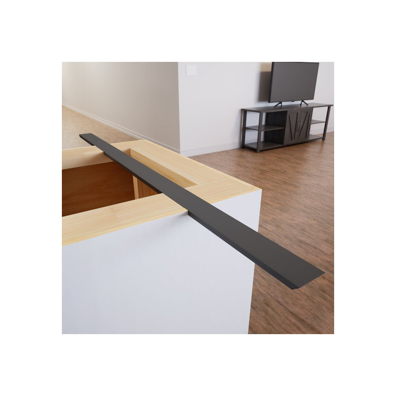 The Original Carbon Fibre Double Sided Island Support Bracket with CarbonBar, 0.4" x 2" x 44"