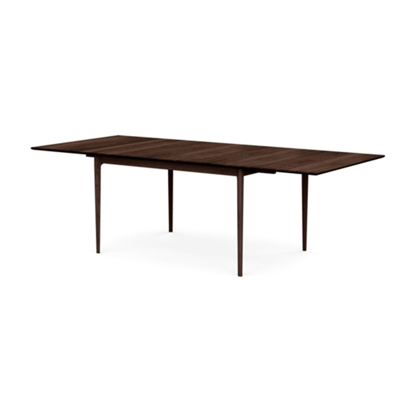 Sarah Four Leg Extension Table, Smoke Cherry, 72" L x 42" W