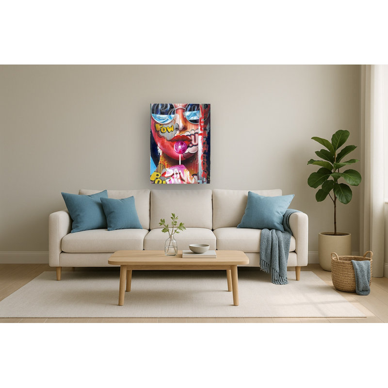 Art mural en toile Urban Pow Pop Lollipop - 30 po x 40 po