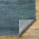 Hand Knotted Wool Area Rug in Blue