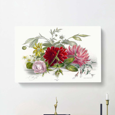Still Life Of Flowers - Wrapped Canvas