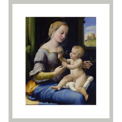 The Madonna of the Pinks ('La Madonna dei Garofani') by Raphael -Framed Giclee Print