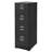 4 Drawer File Cabinet with Lock, Metal Vertical Filing Storage Cabinets for Home Office, Heavy-Duty Cabinet with Detachable Hanging Rod, for A4/Letter/Legal Size File, Easy Assembly