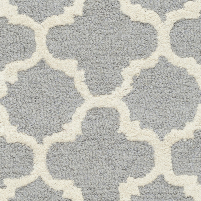 SantaMonica Geometric Wool Hand Hooked Area Rug, Rectangle 122 x 183 cm