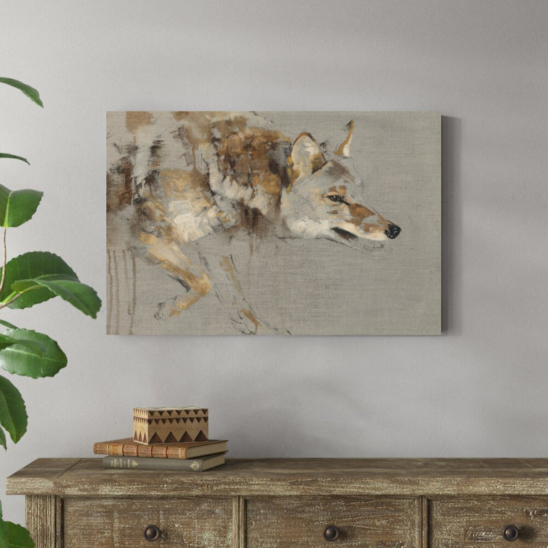«The Drifter» par Julie T. Chapman - peinture sur toile tendue, H 24 po x l 36 po