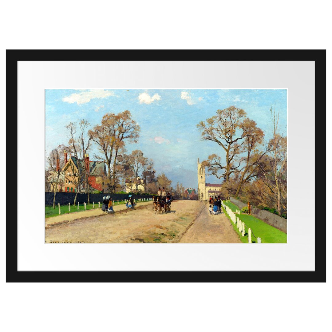 Gerahmter Kunstdruck The Avenue Sydenham von Camille Pissarro