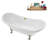 71" Streamline Clawfoot Tub,Tray,Drain and Clawfeet-101628943-102360903