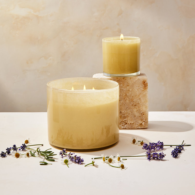 Chamomile Lavender Scented Jar Candle