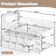 Lit mezzanine Nook Twin Low en métal pour enfants avec tiroirs de rangement et éclairage DEL-135825274