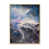 Toile naturelle avec cadre flottant