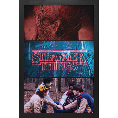 «Stranger Things 5 - Vecna regardant», impression encadrée 11 x 17 (enduit de gel)