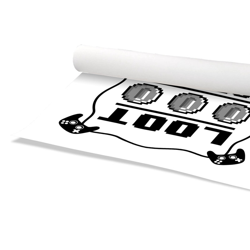 Impression sur papier Loot Hoarder Kids, H 20 po x l 20 po x P 1 po, Papier