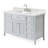 Bodhin 55 " W Freestanding Standard Free Standing 1 Single Vanity Bathroom Vanity With Carrara Marble Top-27063454