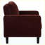 Chaise d'appoint rembourrée rouille moderne pour le salon, la chambre et la décoration intérieure-130375520