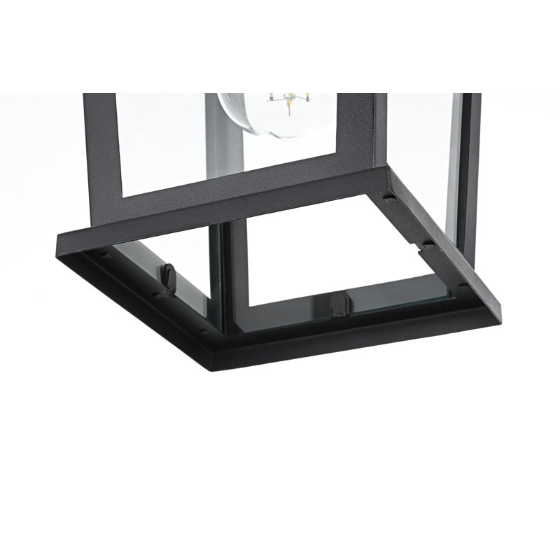 Deidra 7 inch Outdoor Pendant in Black