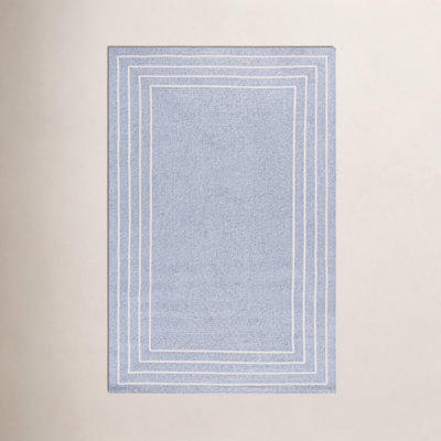 Braided Hand Woven Performance Machine Washable Solid Color Rug