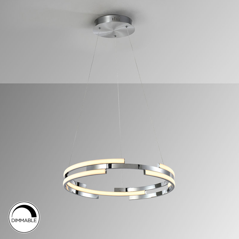 Deaysha 5 - Light LED Novelty Pendant, Chrome