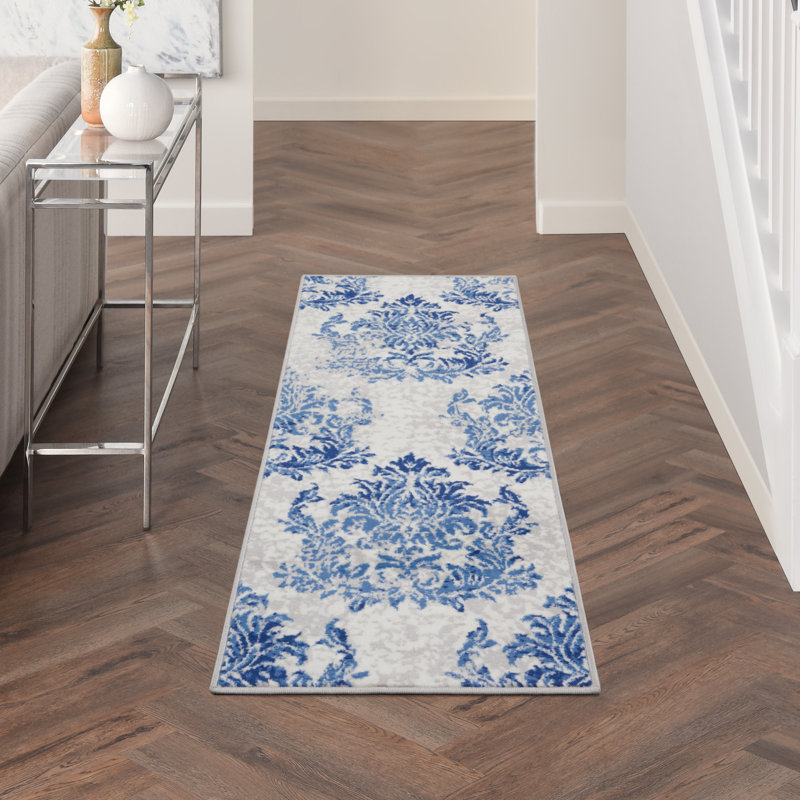 Godliman Floral Indoor Rug, Runner 2' x 8'