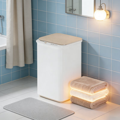 20L Large Hot Towel Warmer With Timer & One-Touch Control - Home Spa Luxury