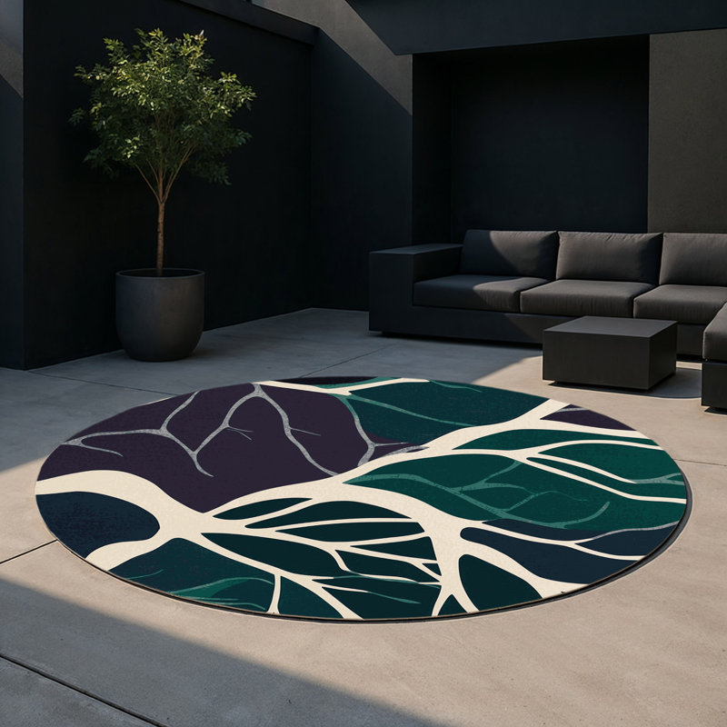 Tapis intérieur et extérieur Stellar Bramble, Rond 5 pi