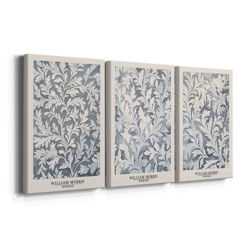 Série WORMIS DCCXCIX - Toile tendue sur mesure - 3 pièces, H 12 po x l 24 po