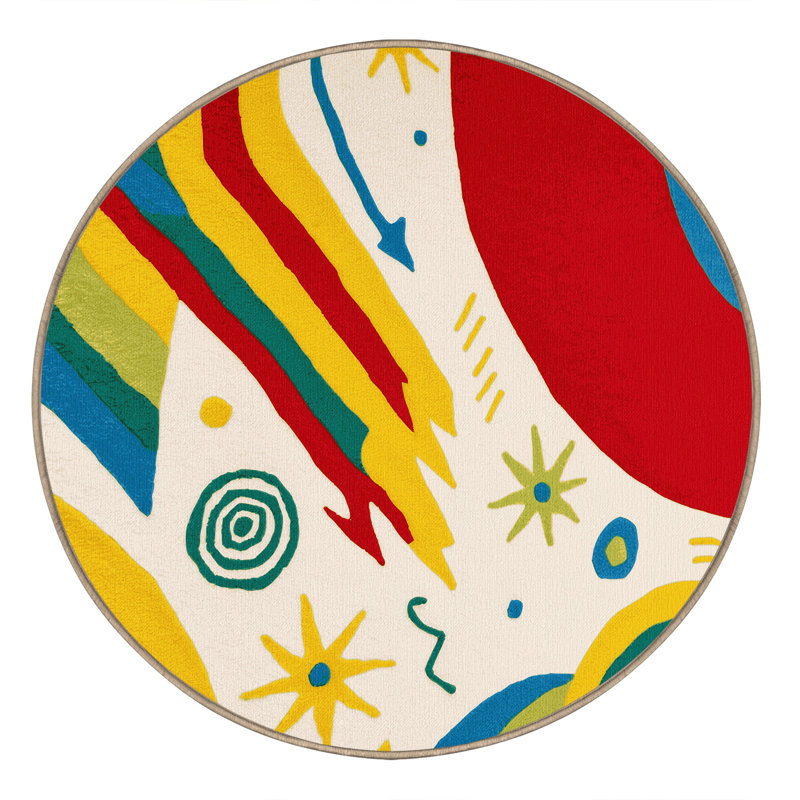 Zesty Glow Rug, Round 6'