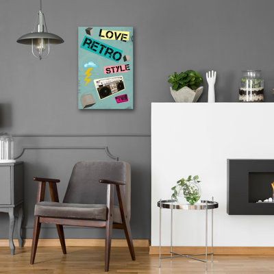 «Love Retro Style» par Elo Marc, acrylique