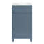 Meuble-lavabo rétro 24 po avec comptoir en céramique-560829991