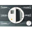 Huldar Glass Flat Wall Mirror