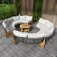 Ensemble de conversation pour 6 personnes avec coussins et table basse-182988867