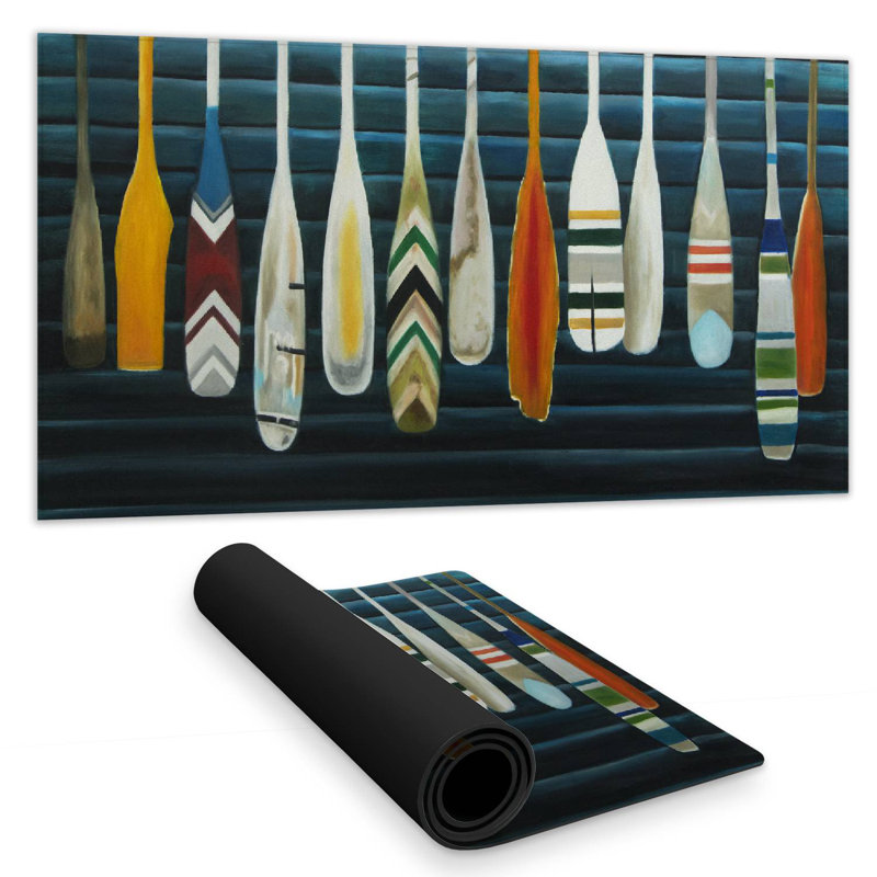 Paddles - 15.75"x31.50" Desk mat